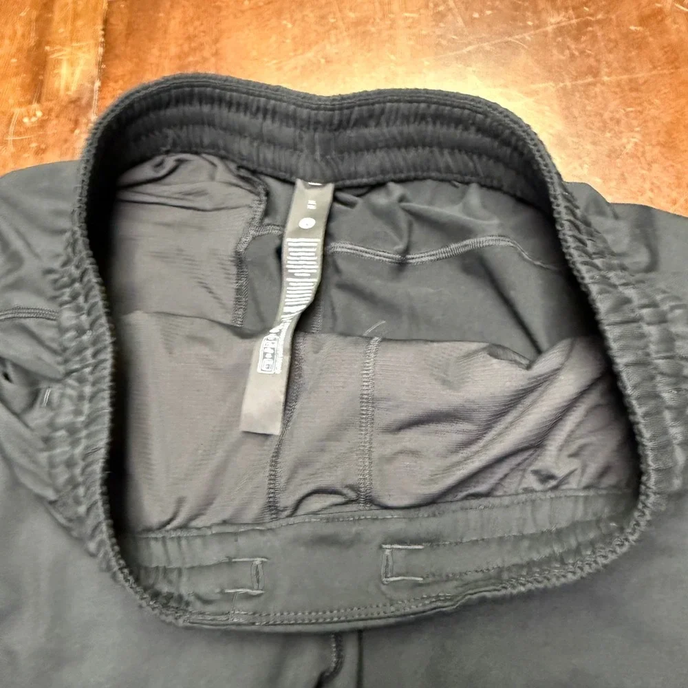 Lululemon ABC Soft Jersey Joggers Mens XL Black M5AY2S Tapered Athletic Pants